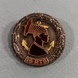 INSIGNE MILITAIRE 16 ème RTS REGIMENT DE TIRAILLEURS SENEGALAIS FABRICATION LIBERATION DRAGO PARIS NICE RUE BERANGER